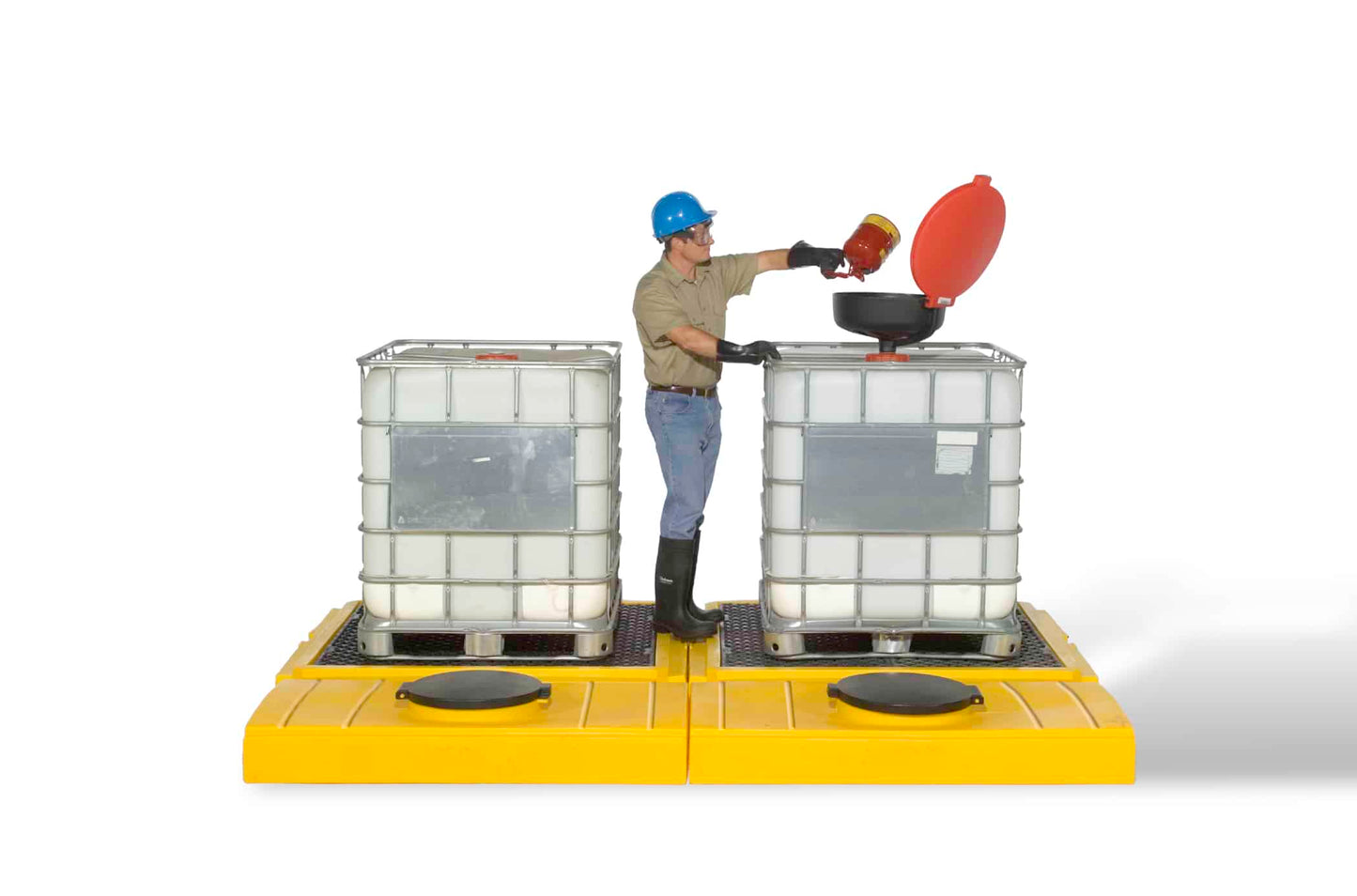 UltraTech Modular IBC Spill Pallet 2-Tank