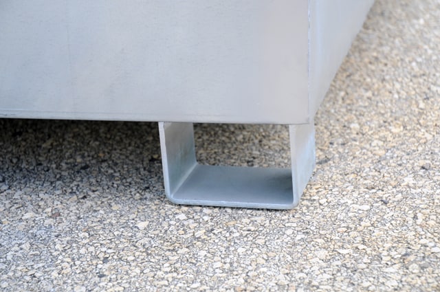 UltraTech Ultra-Steel IBC Spill Pallet with forklift access